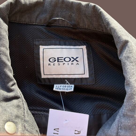 Geox Respira Utility Jacket | Charcoal Tech | Size L | Vintage - Picture 6 of 7